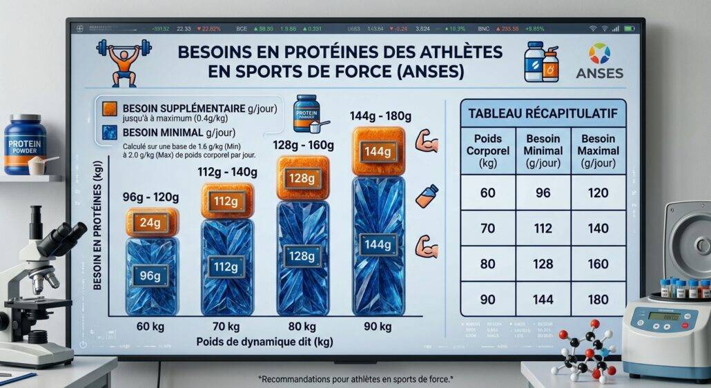 diagramme en barre sur les effets de la protéine sur la prise de masse.